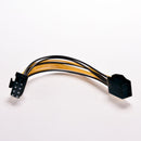 6 to 8 Pin PCI Express Power Converter Cable Cord Connector For CPU Video JR BX