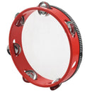 8inch Musical Tambourine Tamborine Drum Round Percussion Gift for KTV Party