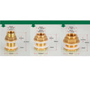 4pcs  Solid Brass Water Tank Connector Garden Hose Converter DN15 M1/2''