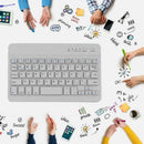 Wireless Bluetooth 3.0 Rechargeable Mini Keyboard for Tablet/Phone (White) A
