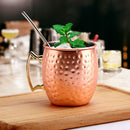 Ounces Hammered Copper Plated Moscow Mule Mug Beer Cup Coffee Cup Mug Coppe