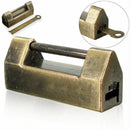 Zinc Metal Chinese Traditional Retro Brass Jewelry Box Padlock New.. Lock+K P3A3