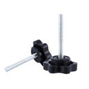 M4 x 30 mm Male Thread 25mm Star Head Bolt On Self-tapping Screw Handle 5 P X8G7