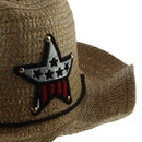 Cute Baby Kids Children Boys Girls Straw Western Cowboy Sun Hat Cap Gift J5D1