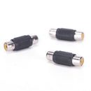 10x RCA Female to Female Coupler Plug Audio Video AV Cable Adaptor RCA Joiner LJ
