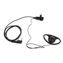 Intercom Earpiece 2-Pins Connector for KENWOOD Baofeng Two-Way Radio-2 Piece