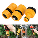 3Pcs Fast Coupling Adapter Drip Tape For Irrigation Hose Connector Garden To JR
