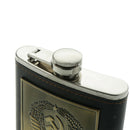 Russia 8oz Screw-on Cap Hip Flask Drinking Whiskey Alcohol Bottle