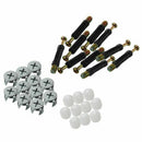 10 Sets Furniture Side Connecting 15 x 12mm Cam Fitting Dowel Pre-inserted