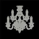 Candle Chandelier Metal Cutting Dies For Scrapbooking Card Craft Decor ^