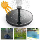 Garden Solar Birdbath Fountain Pump Outdoor Solar Water Panel Floating E1F2