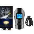 Black Bicycle Headlight LED Rechargeable Bike Light Rear Light