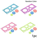 1pcs Multifunctional Children Variety Spirograph Drawing V Plastic Color Ru M1P8