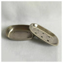 304 Stainless Steel Double Layer Soap Dish Case Soap Box Drainage Water Hol