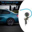 Car Motorcycle Digital LCD Display Tire Inflator Gun Car Tire Pressure Gauge
