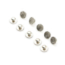 10pcs Dental Supplies Orthodontic Ortho Lingual Buttons Bondable Round Base M&E