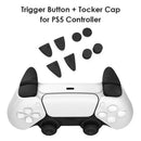 8 in 1 Thumb Stick Grip Caps Joystick Cover L2 R2 Trigger Extender for PS5  A