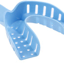 10pcs Assorted Perforated Plastic Dental Denture Impression Trays Full Siz BX
