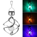 Solar Wind Chime Light LED Color Changing Hanging Wind Light for Yard Patio
