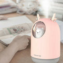 300ML Cute Pet Ultrasonic Air Humidifier Aroma Essential Oil Diffuser for H