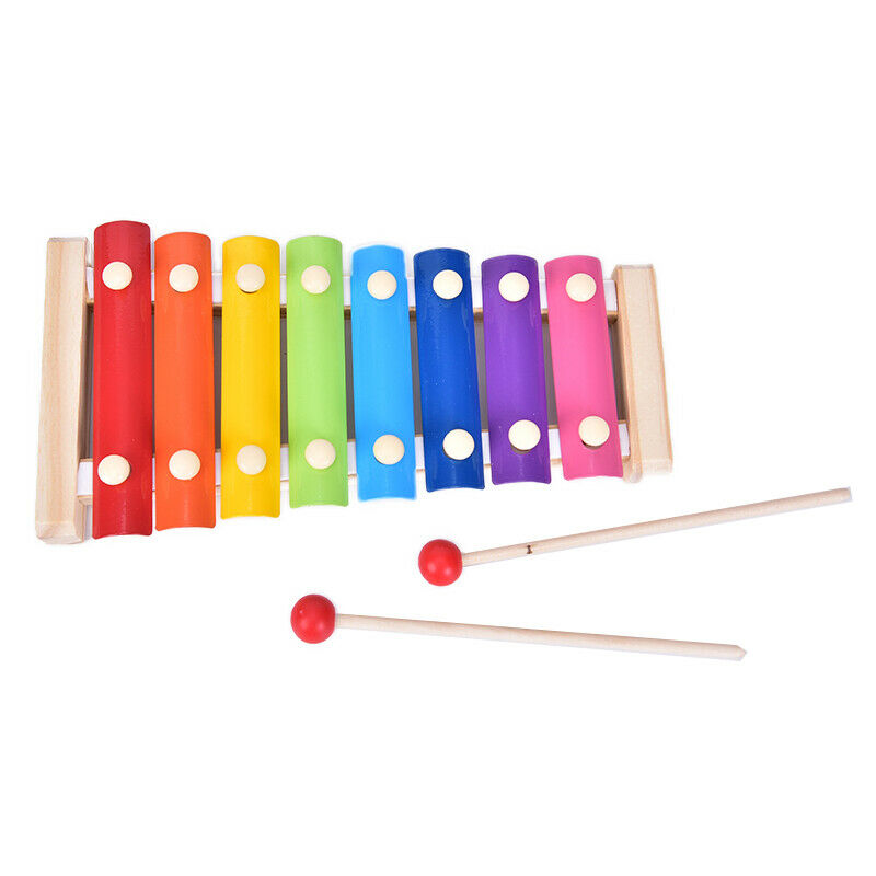 Wooden Music Instrument Montessori Children Educational Early Wooden Xyloph BX
