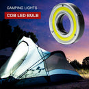 Camping Lights COB LED Bulb Battery Powered Tent Light Flashlight Lantern A