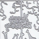Happy birthday Metal Cutting Dies Stencil DIY Scrapbook Paper Cards Album