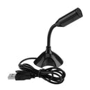 Mini Desktop Speech Microphone Stand Noise-cancelling Mic for PC Laptop Computer