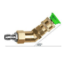 360 Degree Rotation Pivoting Coupler for Pressure Washer Nozzle 1/4'' Quick