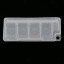 2 Pcs Game Card Holder Storage Box For  Switch White Wear Resistant