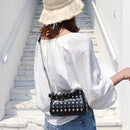 New Fashion Handbags Trend Line Multi-Rivet Ladies Shoulder Bag Wild Messen