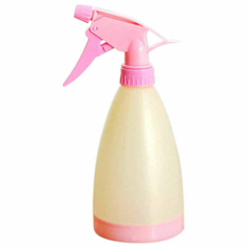 400ml Plastic Hairdressing Spray Bottle Blow Can Plant Flower Water Beige