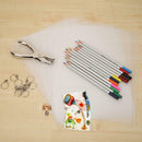 DIY Hand Drawing Shrinks Film Plastic Sheet Dink Art Coloe Pencil Painting