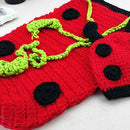 Newborn Baby Photo Props 2pcs Costume Knitted Stitching Sleeping Bag Hat