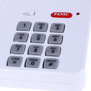 Wireless motion sensor alarm with security keypad PIR home garage FUJ %a