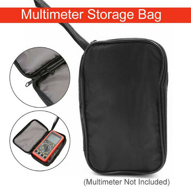 Universal Multimeter Storage Bag Zipper Pouch Case for Digital MeterS Hn
