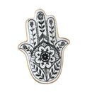 Creative Palm Design Food Snack Dish Mini Ceramic Plate Sauce Seasoning Dish