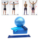 5pcs Yoga Blocks Ball Resistance Loop Band Equipment Pilates Starter Kit