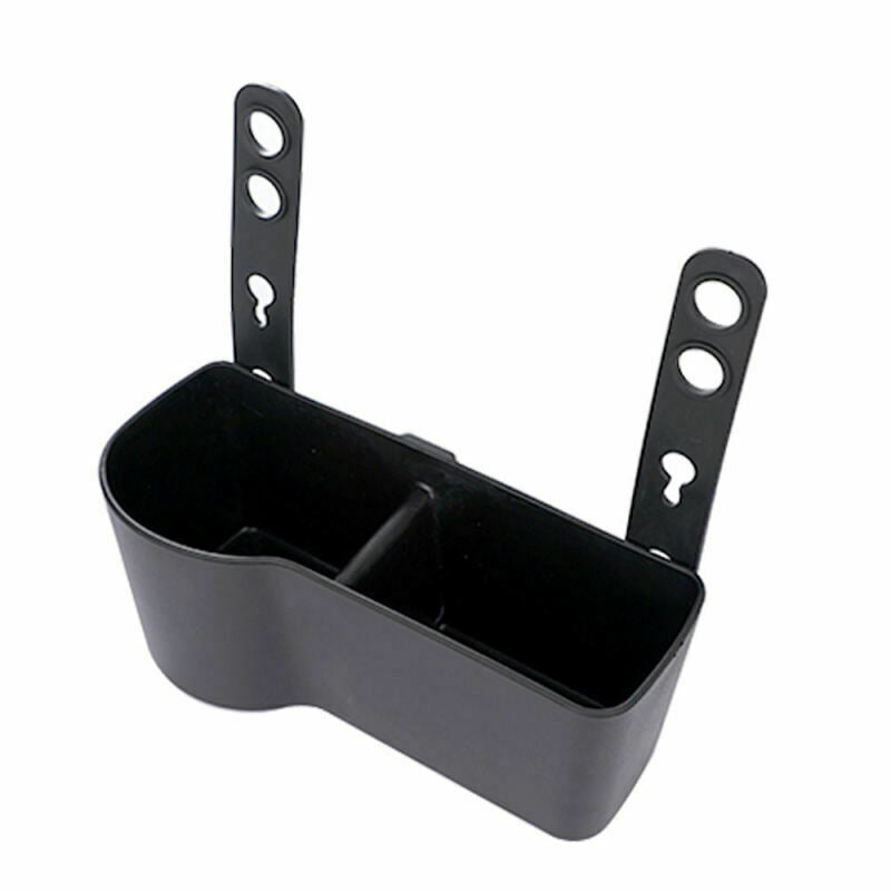 4x Black Plastic Universal Portable Car Seat Back Storage Box Organizer Ho AKJ