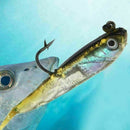 Lot 5Pcs Soft Bait Lead Head Fish Lures Bass Fishing HOT.~ Sharp Tackle Hoo D7Z7