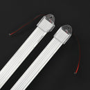 2 Pcs Aluminum Alloy Rigid LED Strip Rod Light Waterproof 12V 50CM white F2T6