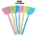 10pcs/set Long Handle Flexible Mosquito Fly Swatter Portable Manual Bug Zapper