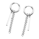 Stainless Steel Hip Hop Long Link Chain Dangle