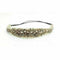 Women Lady Lace Hairband Rhinestone Crystal Headband Elastic Head Piece R2P K9O4