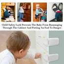 Cabinet Lock Child Protection,4 Child Lock Baby Proof Drawer Lock without T