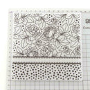 DIY Scrapbook Plastic Flower Embossing Folder Template for Album Card Tool
