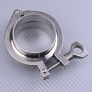 2.5" inch Stainless Steel V-band Vband Clamp & Flange Exhaust Down Pipe