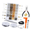 24 Grids Metal Lobster Clasps Hooks DIY Making Jewelry Findings Set Metal Jump