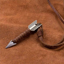 Unique Creative Arrow Pendant Unisex Retro Long Chain Leather Rope Necklace ME