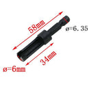 4Pcs Carbon Steel Wood Drill Bit Set,1/4 Hex Shank Woodworking Carbon Steel S1N2